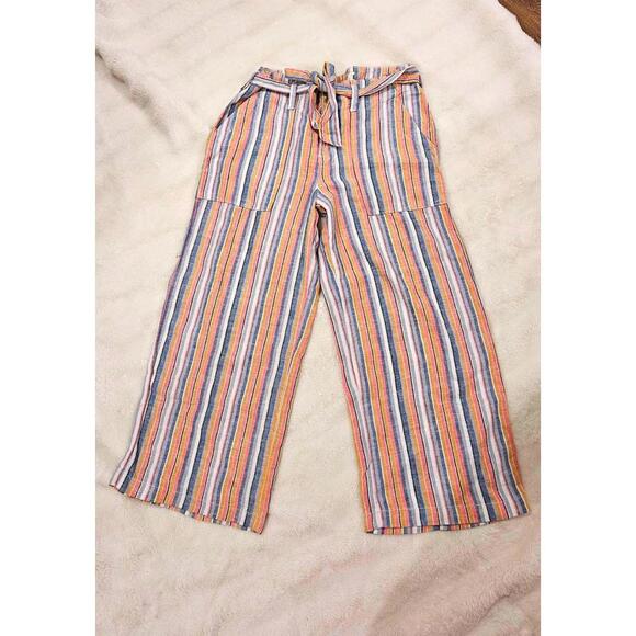 Seven7 Pants - Seven 7 Wide Leg Pant with Tie Belt and Pockets Size 4